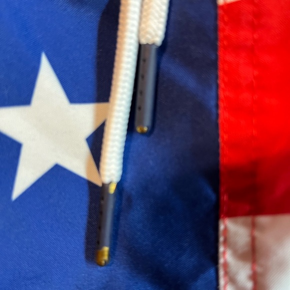 Crown & Ivy Men’s American Flag Swimming Trunks - Picture 5 of 7